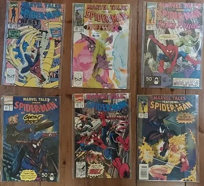 Buy MARVEL TALES X6 Issues #240, 244, 245, 254 257, 279 SPIDER-MAN & More 1990 • 7.99£