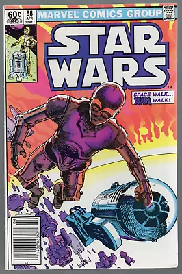 Buy Star Wars #58 Marvel 1982 Newsstand NM+ 9.6 • 198.44£