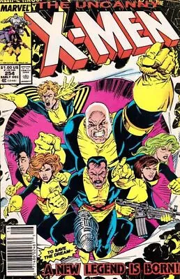 Buy UNCANNY X-MEN #254 (1989) NM | 'All-New, All-Different...' | Jim Lee | NEWSSTAND • 3.54£