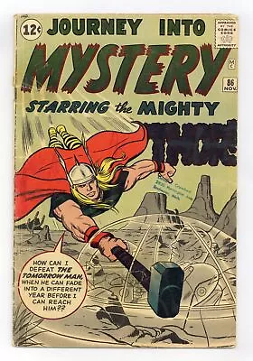 Buy Thor Journey Into Mystery #86 GD+ 2.5 RESTORED 1962 1st Full App. Odin • 187.20£