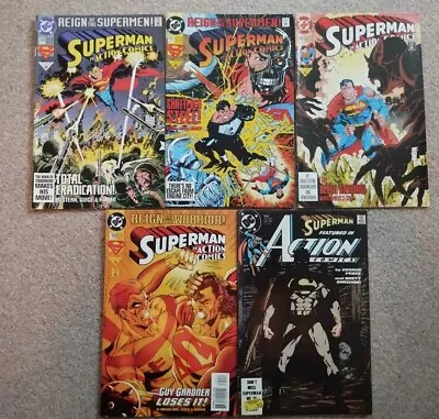 Buy 5 X Superman In Action Comics  690 691 680 709 Comic Job Lot Bundle DC Featured  • 9.99£