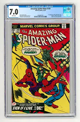 Buy Amazing Spider-Man #149 CGC 7.0 First Spider-Man Clone - White Pages • 145£