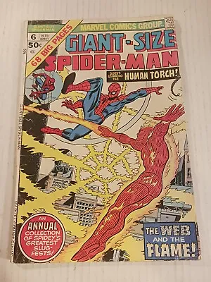 Buy Amazing Spider-Man Vol.1 Giant Size #6 1975 Low Grade Marvel Comic  • 11.08£
