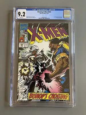 Buy Uncanny X-Men #283. CGC 9.2 New Style Case, 1st Appearance Of Bishop! Key Issue • 65£