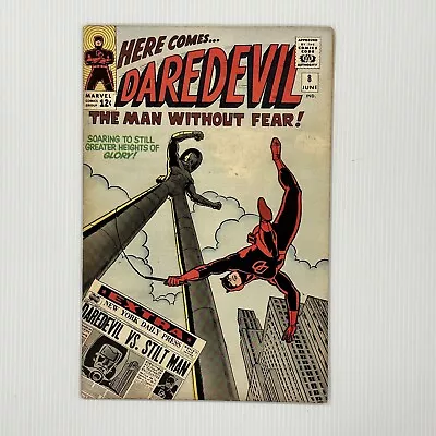 Buy Daredevil #8 1963 VG/FN 1st Stilt Man Cent Copy • 108£