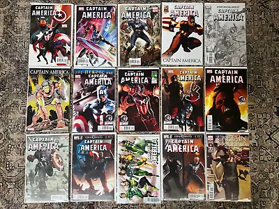 Buy Captain America Vol 1 #600-619 Lot Of 15 Including 615.1 (2009) + Variant Covers • 63.24£