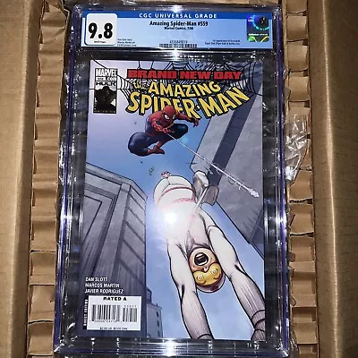 Buy Amazing Spider-Man #559 (2008) Marvel CGC 9.8 White 1st Appearance Of Screwball! • 102.33£