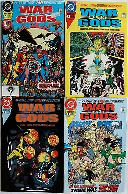 Buy Comic Book - DC - WAR OF THE GODS - #1-4 1991 - Very Good • 11.99£