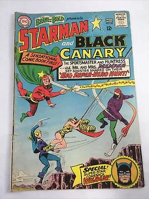 Buy Brave And The Bold 62 Starman Black Canary 1st Silver Age Wildcat DC Comics 1965 • 31.53£