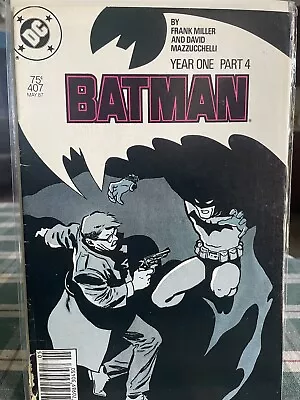 Buy BATMAN #407 - YEAR ONE - PART FOUR (DC MAY 1987) Low Grade • 3.19£