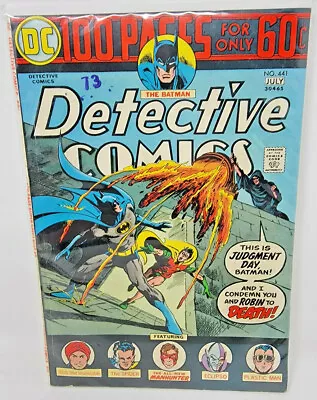 Buy Detective Comics #441 Lt Harvey Bullock 1st Appearance 100 Pages *1974* 7.0 • 31.77£