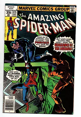 Buy Amazing Spider-Man #175 Newsstand - Punisher - 1977 - VF • 11.86£
