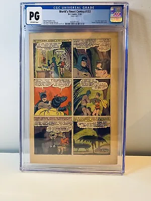 Buy *OWN THE SLAP In A SLAB* World's Finest #153 (1965, DC) CGC  Batman Slaps Robin  • 281.10£