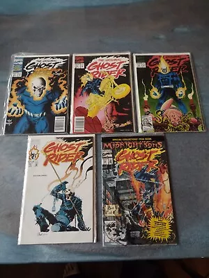 Buy Marvel Comics Ghost Rider 1,2,3,21 & 28 • 47.81£