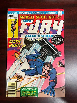 Buy Marvel Spotlight #31 Nick Fury Agent Of Shield (Dec 1976, Marvel)  NM • 7.90£