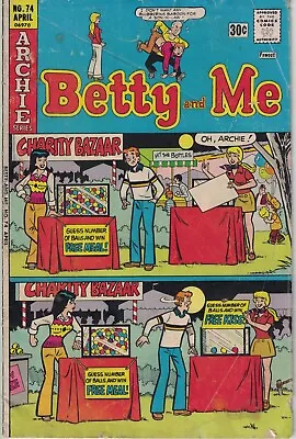 Buy 1976 Archie, Betty And Me #74 • 4.82£