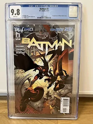 Buy Batman The New 52 2 - CGC 9.8 WP, DC Key 1st Talon, 1st Print • 119.90£