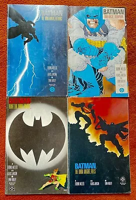 Buy DC Batman The Dark Knight Returns 1986 1st Printing Frank Miller #1-4 Full Set • 130£