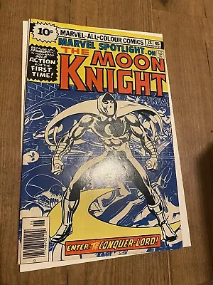 Buy Marvel Spotlight On The Moon Knight Issue 28 Lovely 1st Solo Moonknight  • 24.99£