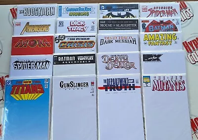 Buy Huge Blank Sketch Cover Lot Of 40!  X-men Batman Spawn Avengers Indys And More!  • 359.78£