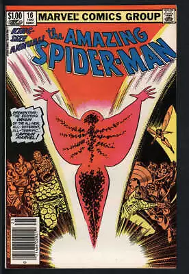 Buy Amazing Spider-man Annual #16 7.5 // 1st New Captain Marvel - Marvel Comics 1982 • 44.48£