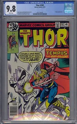 Buy Thor #282 Cgc 9.8 Tempus Ron Wilson White Pages 024 • 177.88£