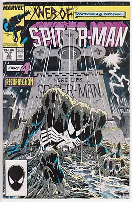 Buy Web Of Spider-Man #32, Marvel Comics 1987 VF+ 8.5 Kraven's Last Hunt Part 4! • 31.98£