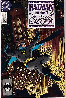 Buy Batman #417 (1988) 1st KGBeast Ten Nights Of The Beast Part 1 NM- DC Comics • 15.77£
