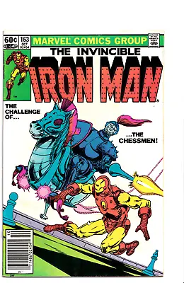 Buy Iron Man #163 1982 Marvel Comics 1st Cameo App. Obediah Stone • 5.19£