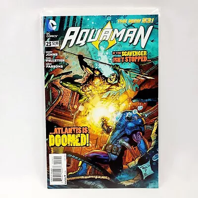 Buy Aquaman #23 DC Comics 2013 Cover A Paul Pelletier With Bag And Board • 2.38£