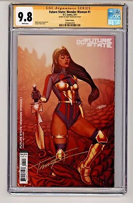 Buy Future State: Wonder Woman #1 Jenny Frison Variant CGC 9.8 Signed • 197.65£
