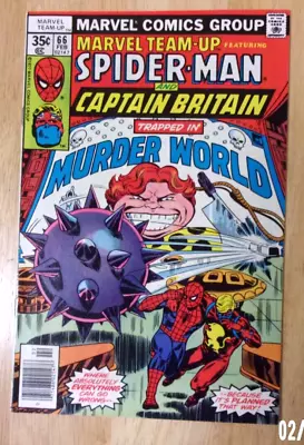 Buy Marvel Team-up #66 Sharp Vf+ 1978 2nd Capt. Britain Full Arcade J Byrne • 25.74£