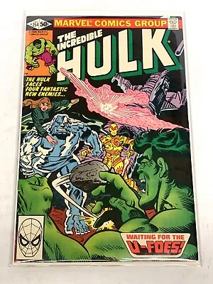 Buy Incredible Hulk #254 Bronze Age 1980! 1st App. U-Foes MCU 🔑 Mid-Grade • 18.18£
