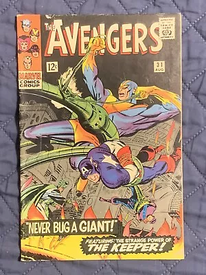 Buy Avengers #31 Never Bug A Giant! The Keeper! Marvel 1966 • 9.99£