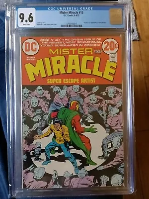 Buy Mister Miracle #15 CGC 9.6 WHITE 1973 1st Shilo Norman The New Mr. Miracle. HOT! • 396.49£
