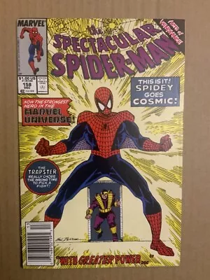 Buy SPECTACULAR SPIDER-MAN 158 1st Cosmic Spider-Man 1989 -I COMBINE SHIPPING  • 8£