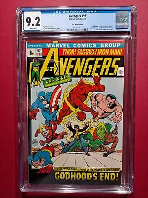 Buy Avengers #97 Cgc 9.2 (highest Graded Pence Copy) • 130£