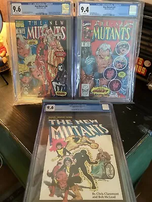 Buy New Mutants #1-100, Annual #1-7 / Cgc #87 #98, Marvel Graphic Novel #4 1st Print • 1,970.90£