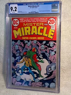 Buy Mister Miracle #15 CGC 9.2 1973 1st Shilo Norman The New Mr. Miracle. HOT! • 79.29£