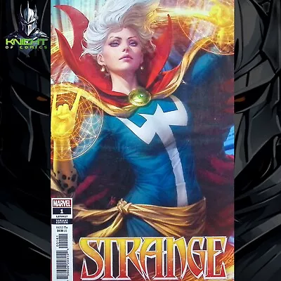 Buy Strange #1 - Stanley Artgerm Lau Trade Variant 🔑key Marvel Comics 2022 Nm+ • 11.23£