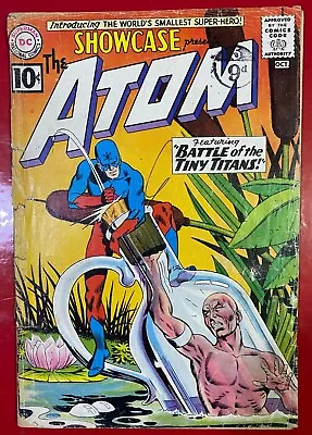 Buy Dc Comics Showcase 34 1st Appearance Atom Origin Justice League 1961 FR/GD • 80£