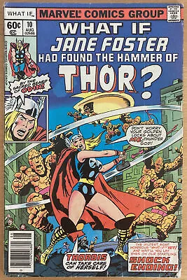 Buy What If #10 August 1978 Jane Foster Had Found The Hammer Of Thor ? Hot Key 🔑🔥 • 100£