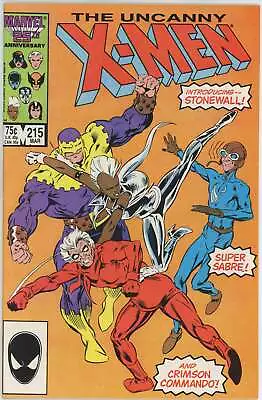 Buy Uncanny X-Men #215 (1963) - 9.4 NM *1st Appearance Crimson Commando* • 8.95£