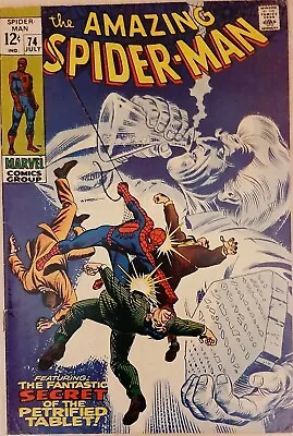 Buy Amazing Spider-Man #74 1969 GVG Silver-Age • 20£