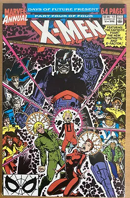 Buy UNCANNY X-MEN ANNUAL #14 1990 First Cameo Appearance Of Gambit Hot Key 🔥🔑🔥 • 59.99£