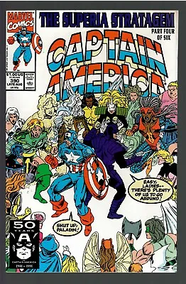Buy Captain America #390 1991 VF+ Superia Stratagem Part 4 Of 6 Ron Lim (CVR) Marvel • 6.82£