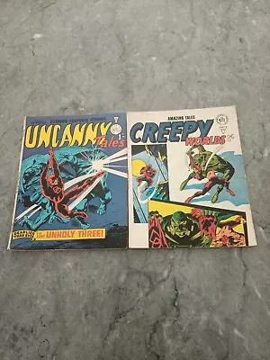 Buy Alan Class Creepy Worlds / Uncanny Tales, 2 Comic Bundle. Us Daredevil Reprints • 39.99£