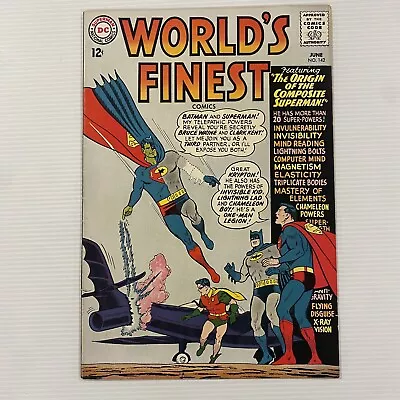 Buy World's Finest #142 1965 VF- Cent Copy 1st Composite Superman • 72£
