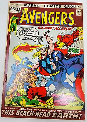 Buy Avengers #93 Reassembled Thor Iron Man Captain America Appearance *1971* 7.0 • 63.32£