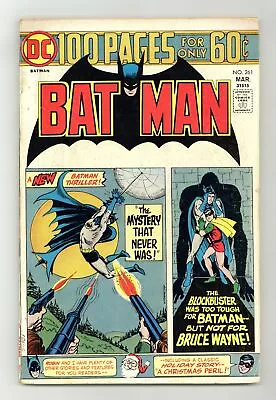 Buy Batman #261 GD+ 2.5 1975 • 15.49£